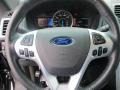 Charcoal Black 2012 Ford Explorer Limited 4WD Steering Wheel