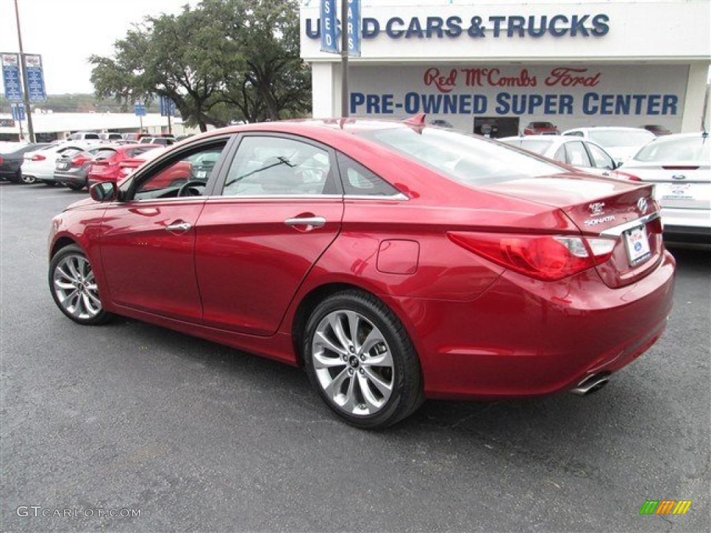 2011 Sonata Limited 2.0T - Venetian Red / Gray photo #6