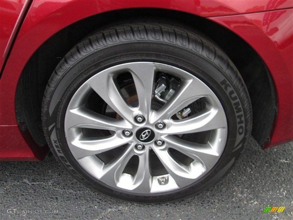 2011 Sonata Limited 2.0T - Venetian Red / Gray photo #8