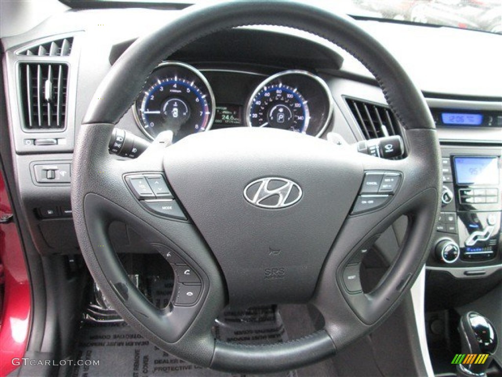2011 Sonata Limited 2.0T - Venetian Red / Gray photo #18