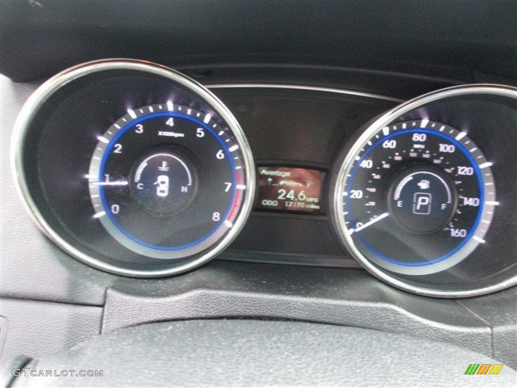 2011 Sonata Limited 2.0T - Venetian Red / Gray photo #19