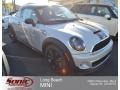 2013 White Silver Metallic Mini Cooper S Coupe  photo #1