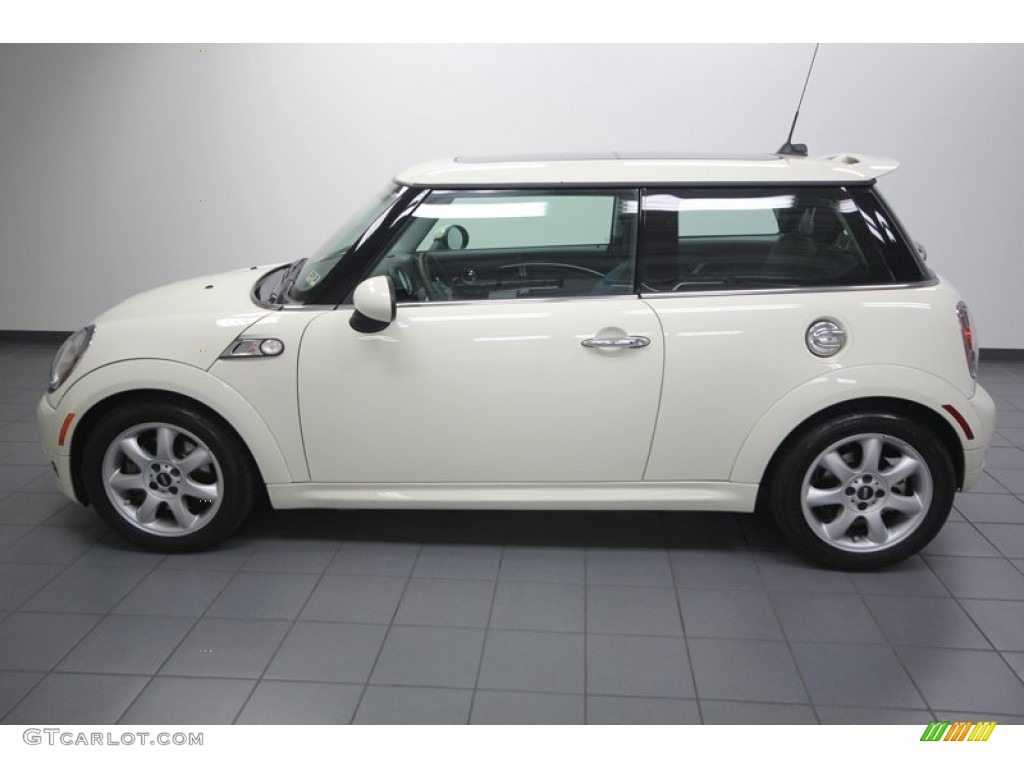 Pepper White 2009 Mini Cooper S Hardtop Exterior Photo #76601173