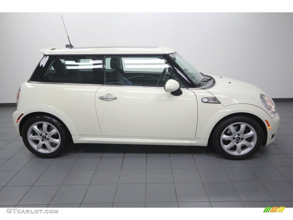 Pepper White 2009 Mini Cooper S Hardtop Exterior Photo #76601305