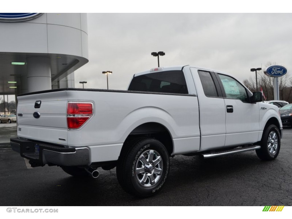 2013 F150 XLT SuperCab - Oxford White / Adobe photo #3