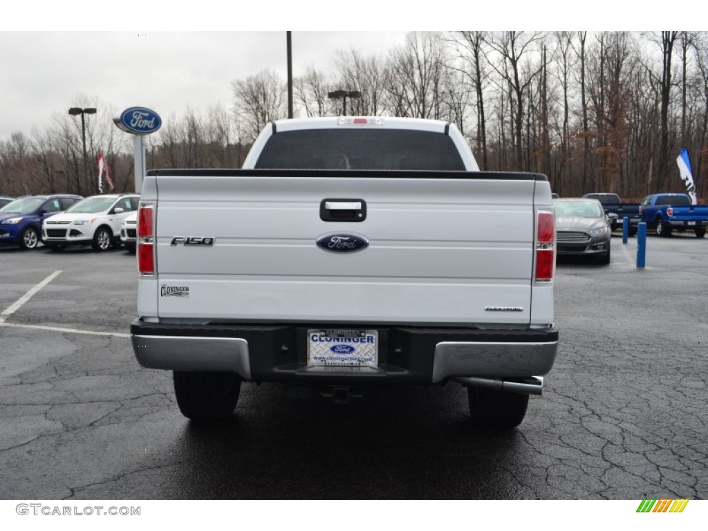 2013 F150 XLT SuperCab - Oxford White / Adobe photo #4