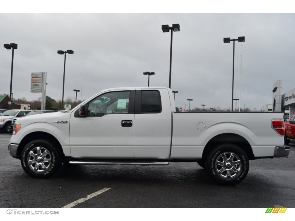 2013 F150 XLT SuperCab - Oxford White / Adobe photo #5