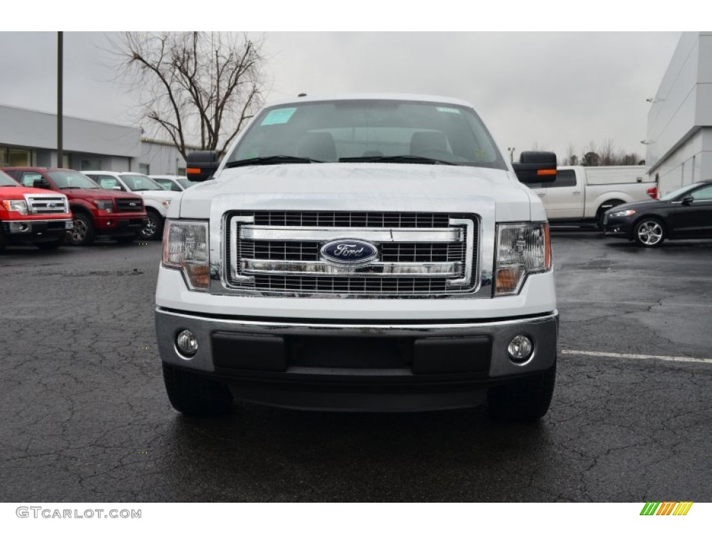 2013 F150 XLT SuperCab - Oxford White / Adobe photo #7