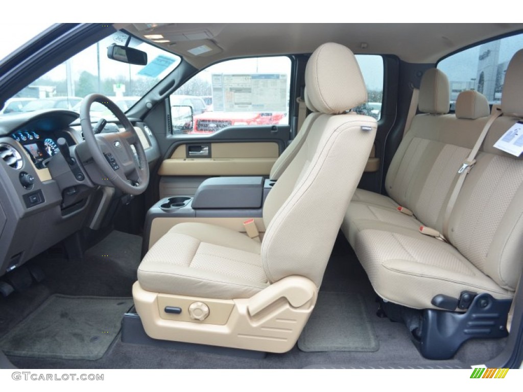 2013 F150 XLT SuperCab - Oxford White / Adobe photo #12