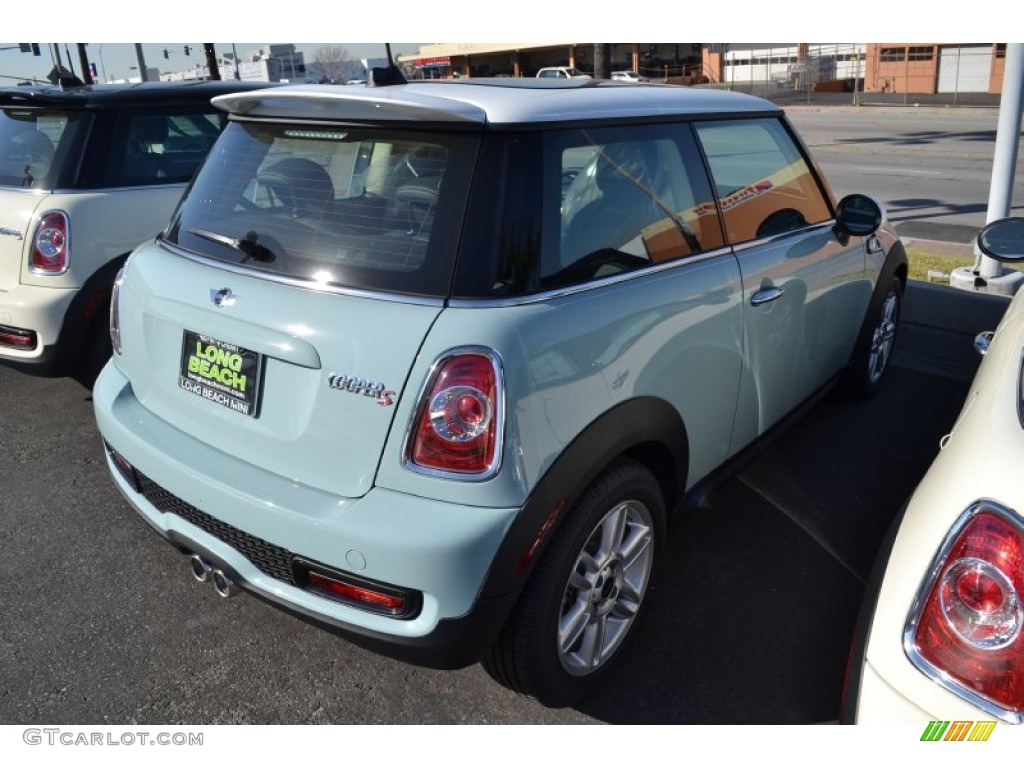 2013 Cooper S Hardtop - Ice Blue / Carbon Black photo #3