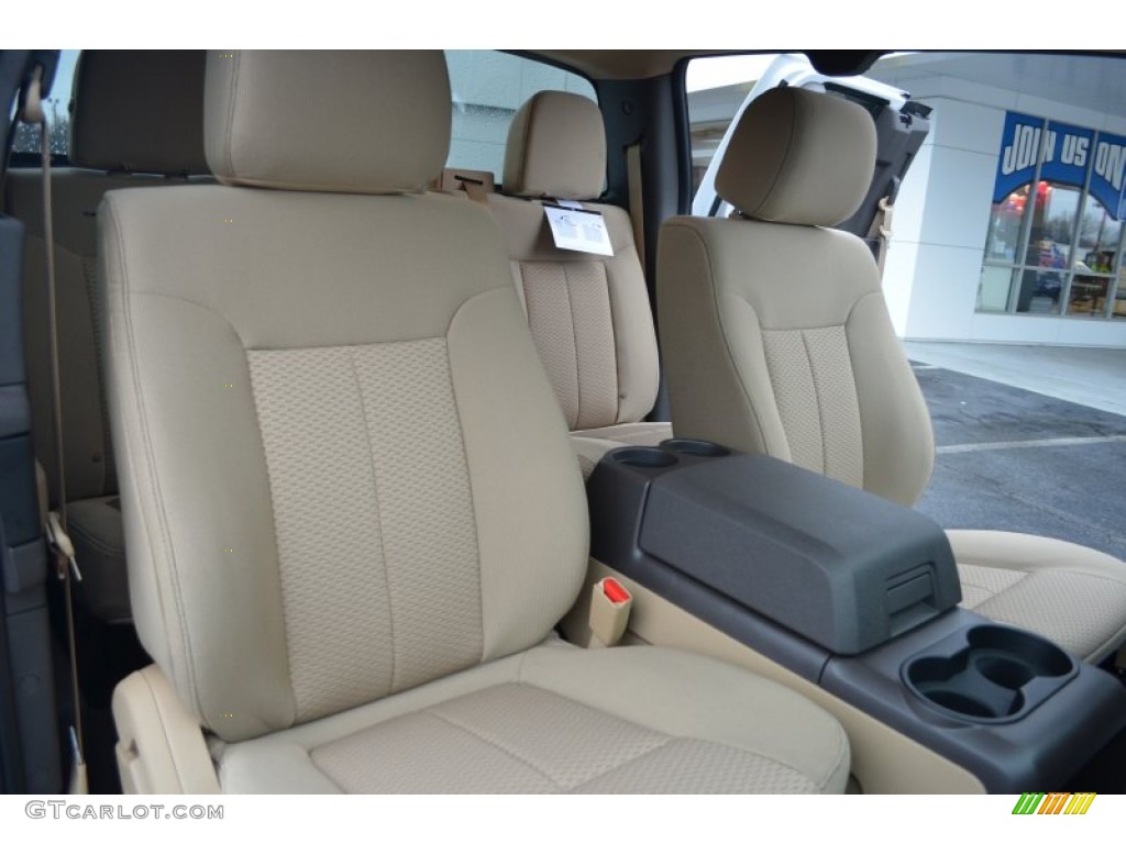 2013 F150 XLT SuperCab - Oxford White / Adobe photo #16