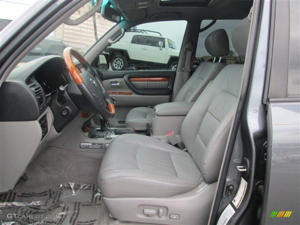 Gray Interior 2004 Lexus LX 470 Photo #76601935