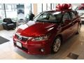 2011 Matador Red Mica Lexus CT 200h Hybrid Premium  photo #7