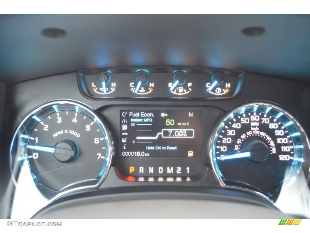 2013 F150 XLT SuperCab - Oxford White / Adobe photo #29