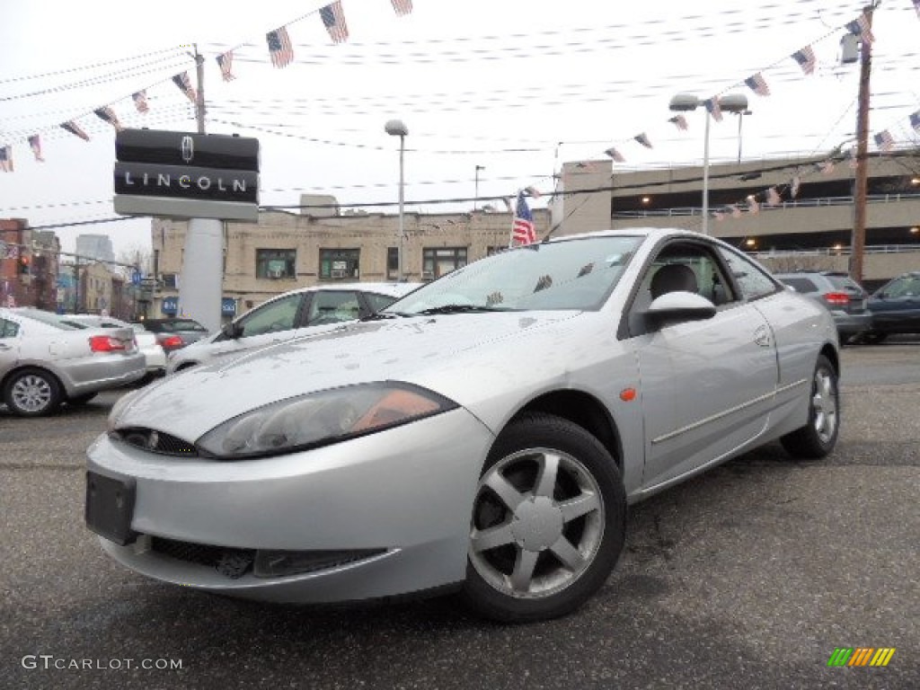 2000 Cougar V6 - Silver Frost Metallic / Graystone photo #1