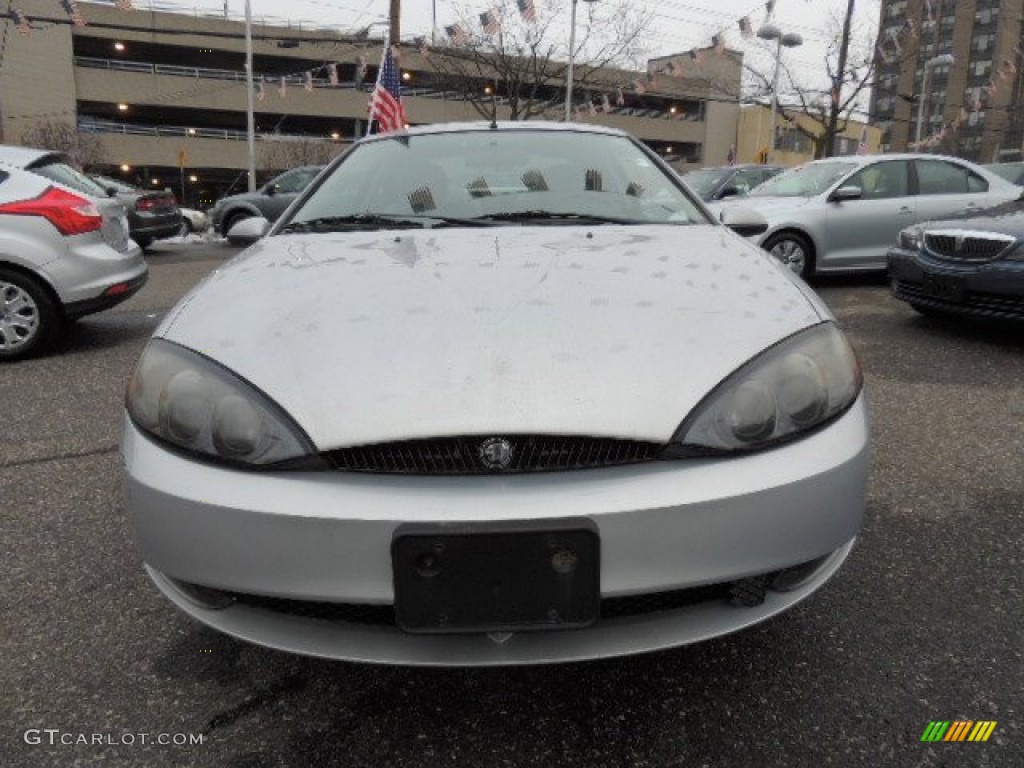 2000 Cougar V6 - Silver Frost Metallic / Graystone photo #3