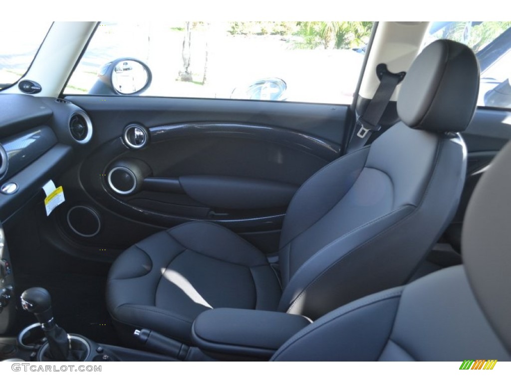 2013 Cooper S Hardtop - White Silver Metallic / Carbon Black photo #7