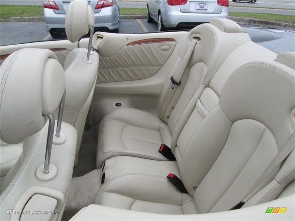 2004 Mercedes-Benz CLK 500 Cabriolet Rear Seat Photo #76602952