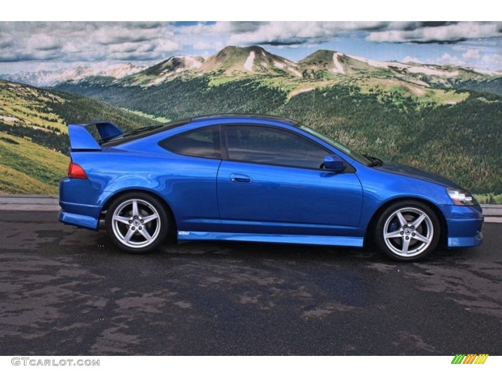 2006 RSX Type S Sports Coupe - Vivid Blue Pearl / Ebony photo #2