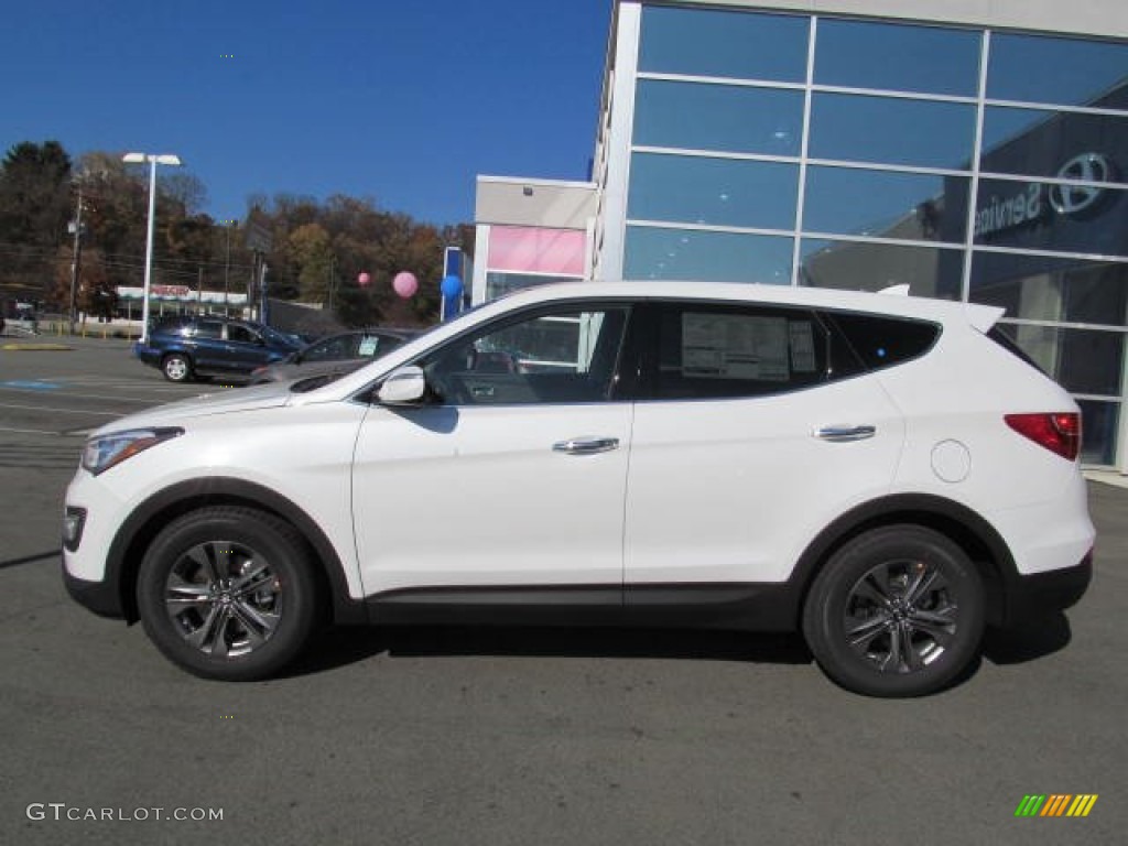 Frost White Pearl 2013 Hyundai Santa Fe Sport AWD Exterior Photo #76603708