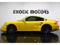 2007 Speed Yellow Porsche 911 Turbo Coupe  photo #1