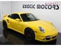 2007 Speed Yellow Porsche 911 Turbo Coupe  photo #8