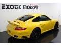 2007 Speed Yellow Porsche 911 Turbo Coupe  photo #10