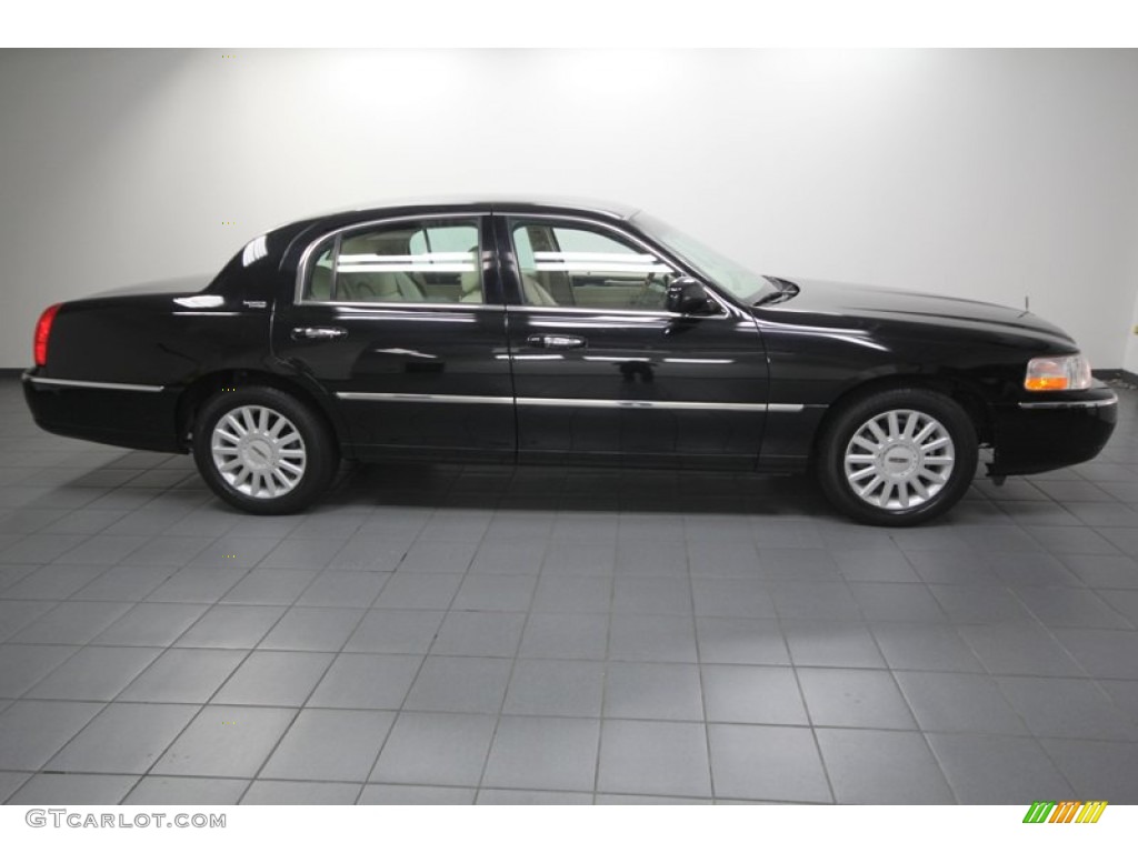 Black 2009 Lincoln Town Car Signature Limited Exterior Photo #76604624