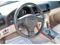 2006 Subaru Outback Taupe Interior Steering Wheel Photo