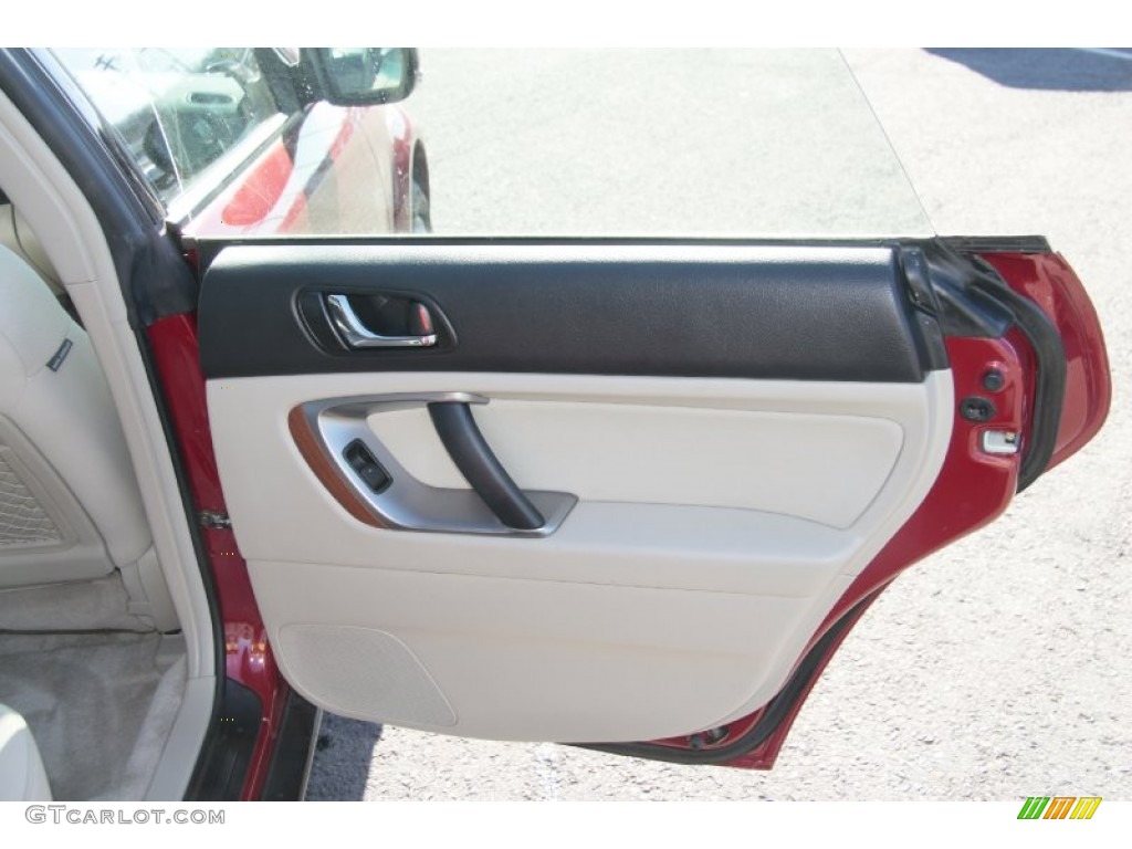 2006 Subaru Outback 3.0 R Wagon Taupe Door Panel Photo #76606589