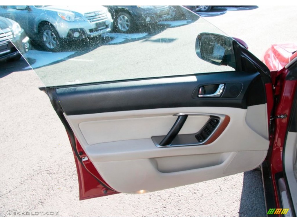 2006 Subaru Outback 3.0 R Wagon Taupe Door Panel Photo #76606612