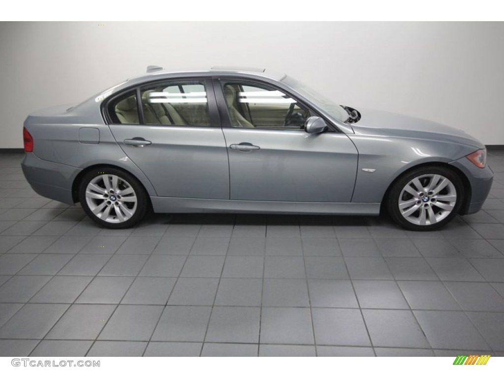 Arctic Metallic 2007 BMW 3 Series 328i Sedan Exterior Photo #76606694