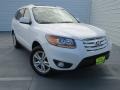 2011 Frost White Pearl Hyundai Santa Fe SE  photo #1