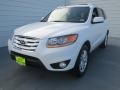 2011 Frost White Pearl Hyundai Santa Fe SE  photo #6