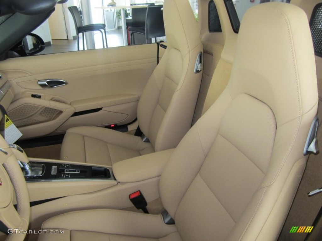 Luxor Beige Interior 2013 Porsche Boxster S Photo #76608334
