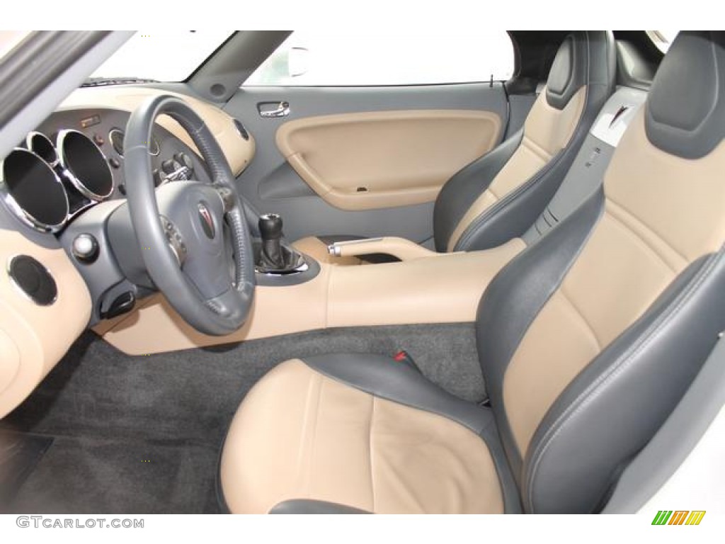 Steel/Sand Interior 2007 Pontiac Solstice Roadster Photo #76608616