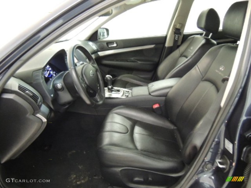 2011 Infiniti G 25 x AWD Sedan Front Seat Photo #76608802