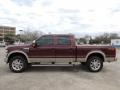 2009 Royal Red Metallic Ford F250 Super Duty King Ranch Crew Cab 4x4  photo #5