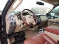 2009 Royal Red Metallic Ford F250 Super Duty King Ranch Crew Cab 4x4  photo #13