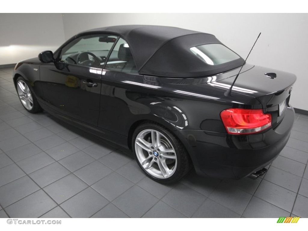 2012 1 Series 135i Convertible - Jet Black / Black photo #6