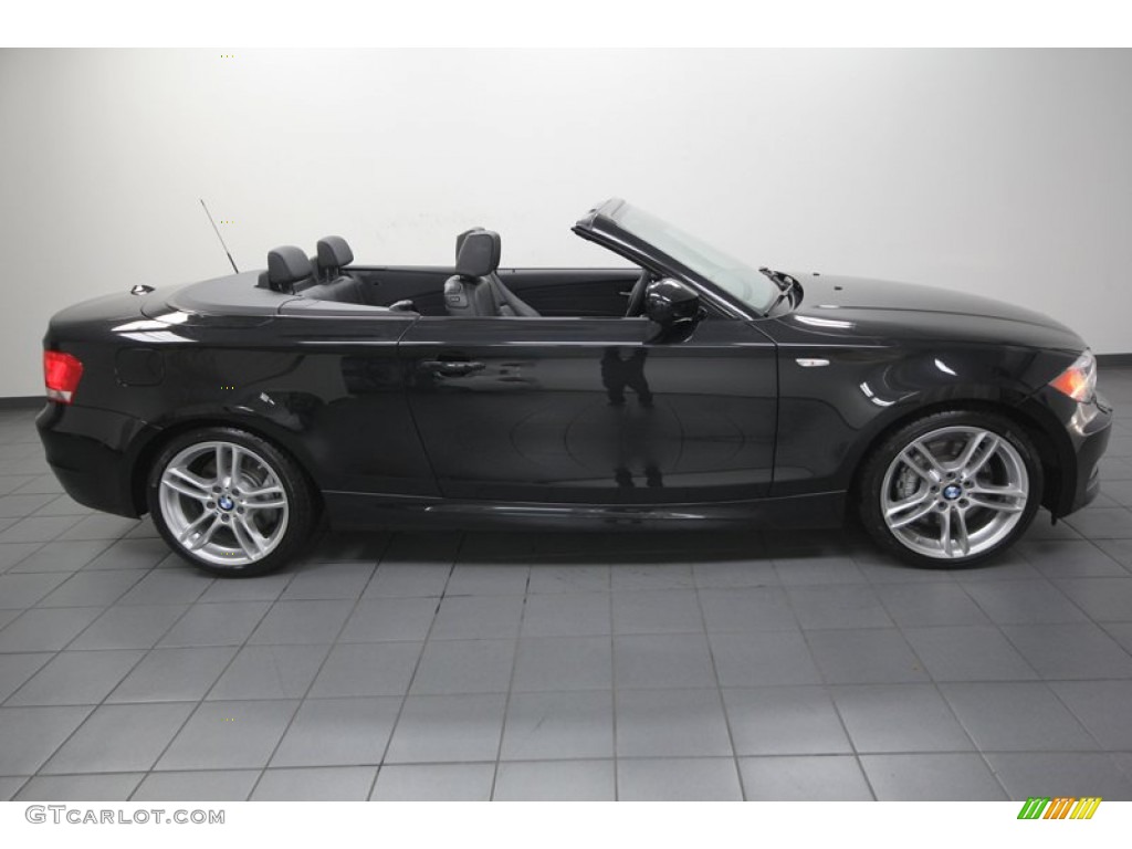 2012 1 Series 135i Convertible - Jet Black / Black photo #8