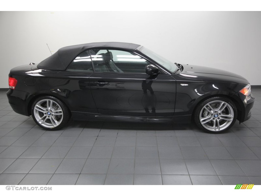 2012 1 Series 135i Convertible - Jet Black / Black photo #9