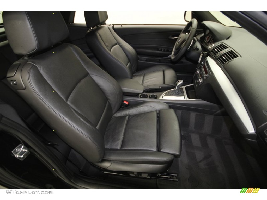 2012 1 Series 135i Convertible - Jet Black / Black photo #35