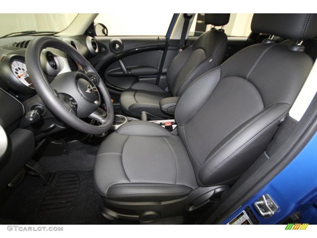 Carbon Black Interior 2012 Mini Cooper S Countryman Photo #76611012