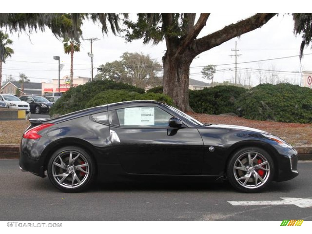 Magnetic Black 2013 Nissan 370Z Sport Coupe Exterior Photo #76611214