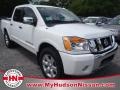 2012 Blizzard White Nissan Titan SL Crew Cab  photo #1