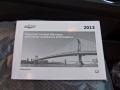 2013 Chevrolet Equinox LT AWD Books/Manuals