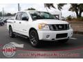 2012 Blizzard White Nissan Titan SV Crew Cab  photo #1