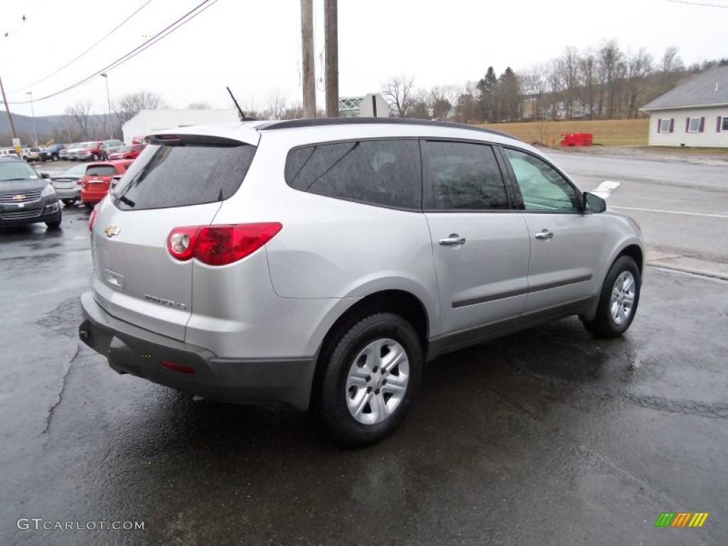 Silver Ice Metallic 2012 Chevrolet Traverse LS AWD Exterior Photo #76613509
