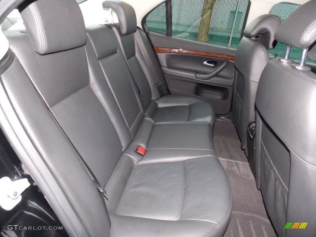 2009 Saab 9-3 2.0T Sport Sedan Rear Seat Photos